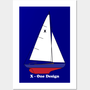 XOD Class Sailboat - (X (Class) One Design (XOD) Posters and Art